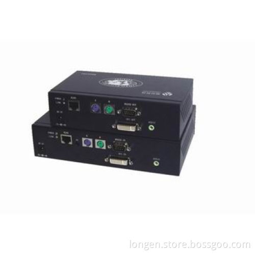 KVM extender with audio, supports DVI + audio + PS2, up to 200m by CAT5e